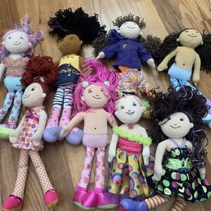 Groovy Girl Dolls Lot Of 8 With Clothes